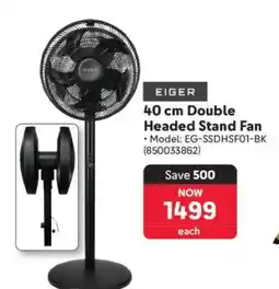 Makro EIGER 40 cm Double Headed Stand Fan offer