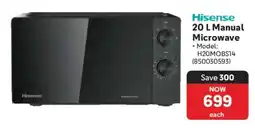 Makro Hisense 20 L Manual Microwave offer