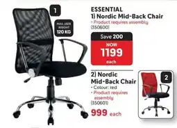 Makro Nordic Mid-Back Chair offer