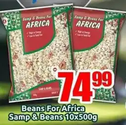 Three Star Cash and Carry Beans For Africa Samp & Beans offer