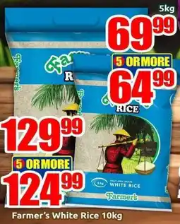 Three Star Cash and Carry Farmer's White Rice offer