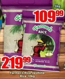 Three Star Cash and Carry Farmer's Rice Jasmine Rice offer