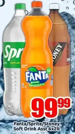 Three Star Cash and Carry Fanta/ Sprite/ Stoney Soft Drink offer