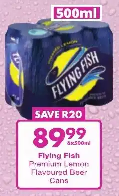 President Liquor Flying Fish Premium Lemon Flavoured Beer Cans offer