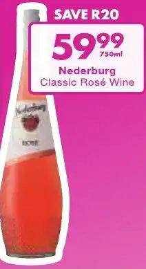 President Liquor Nederburg Classic Rosé Wine offer