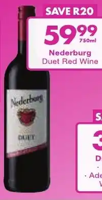 President Liquor Nederburg Duet Red Wine offer