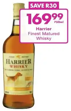 President Liquor Harrier Finest Matured Whisky offer