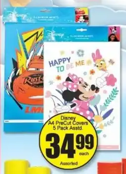 A5 Cash & Carry Disney A4 PreCut Covers offer