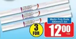 A5 Cash & Carry Marlin Poly Rolls offer