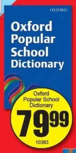 A5 Cash & Carry Oxford Popular School Dictionary offer