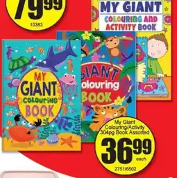 A5 Cash & Carry My Giant Colouring/ Activity 304pg Book Assorted offer