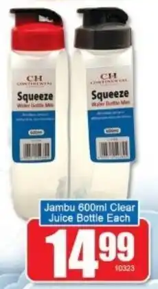 A5 Cash & Carry Jambu Clear Juice Bottle offer