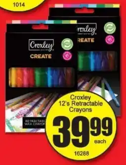 A5 Cash & Carry Croxley Retractable Crayons offer