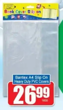 A5 Cash & Carry Bantex A4 Slip On Heavy Duty PVC Covers offer