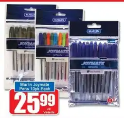 A5 Cash & Carry Marlin Joymate Pens offer