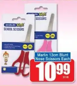 A5 Cash & Carry Marlin Blunt Nose Scissors offer