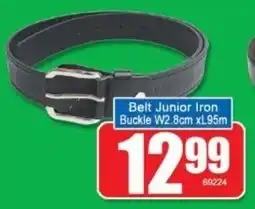 A5 Cash & Carry Belt Junior Iron Buckle offer