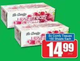 A5 Cash & Carry So Comfy Tissues offer