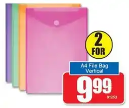 A5 Cash & Carry A4 File Bag Vertical offer