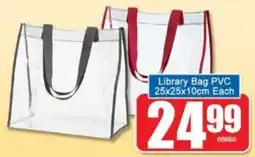 A5 Cash & Carry Library Bag PVC offer