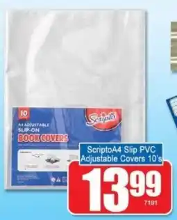 A5 Cash & Carry Scripto A4 Slip PVC Adjustable Covers offer