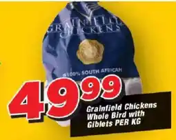 OK Grocer Grainfield Chickens Whole Bird with Giblets offer