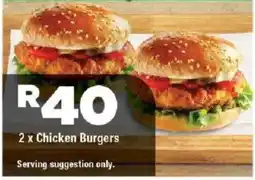 OK Grocer Chicken Burgers offer