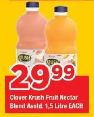 OK Grocer Clover Krush Fruit Nectar Blend offer