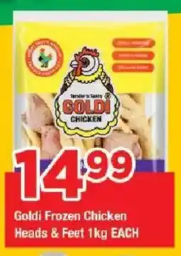 OK Grocer Goldi Frozen Chicken Heads & Feet offer