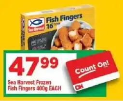 OK Grocer Sea Harvest Frozen Fish Fingers offer