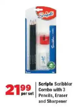 OK Grocer Scripte Scribbler Combo with Pencils, Eraser and Sharpener offer