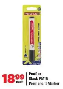 OK Grocer Penflex Black PM15 Permanent Marker offer