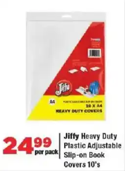 OK Grocer Jiffy Heavy Duty Plastic Adjustable Slip-on Book Covers offer