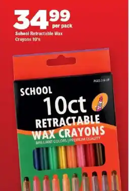 OK Grocer School Retractable Wax Crayons offer