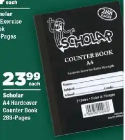OK Grocer Scholar A4 Hardcover Counter Book 288-Pages offer