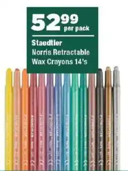 OK Grocer Staedtler Norris Retractable Wax Crayons offer