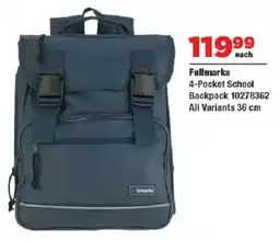 OK Grocer Fullmarks 4-Pocket School Backpack All Variants offer