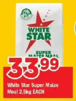 OK Grocer White Star Super Maize Meal offer