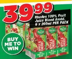 OK Grocer Rhodes 100% Fruit Juice Blend offer