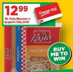 OK Grocer Mr. Pasta Macaroni or Spaghetti offer