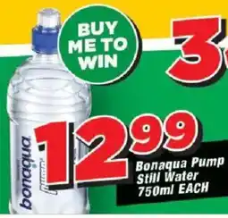 OK Grocer Bonaqua Pump Still Water offer