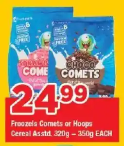 OK Grocer Froozels Comets or Hoops Cereal offer