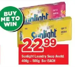 OK Grocer Sunlight Laundry Soap Bar offer
