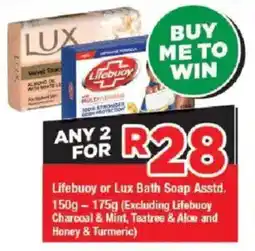 OK Grocer Lifebuoy or Lux Bath Soap offer