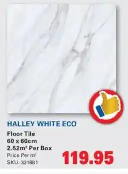 Cashbuild Halley white eco floor tile offer