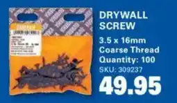 Cashbuild Drywall screw offer