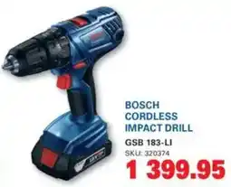 Cashbuild Bosch cordless impact drill offer