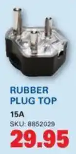 Cashbuild Rubber plug top offer