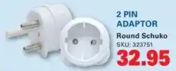 Cashbuild 2 pin round schuko offer