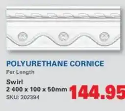 Cashbuild Polyurethane cornice swirl offer